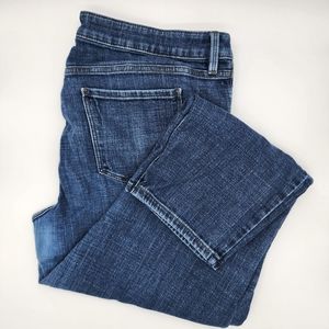 Cosmic Blue Crop Jeans Size 33